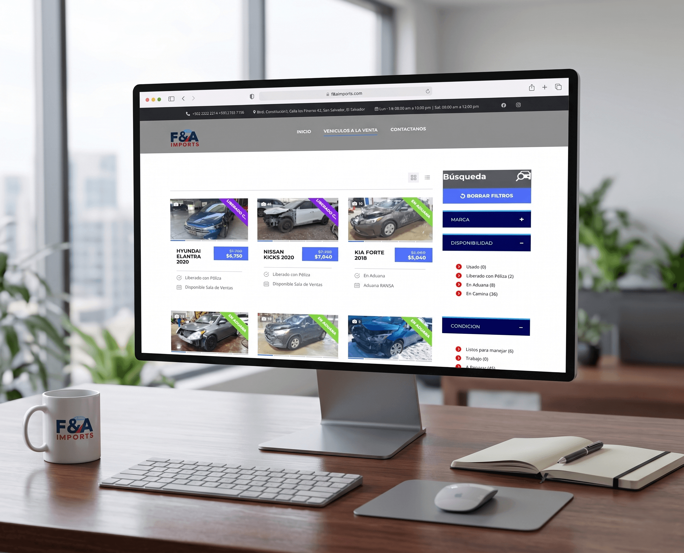 Ecosistema Digital de Inventario y Alquiler Automotriz